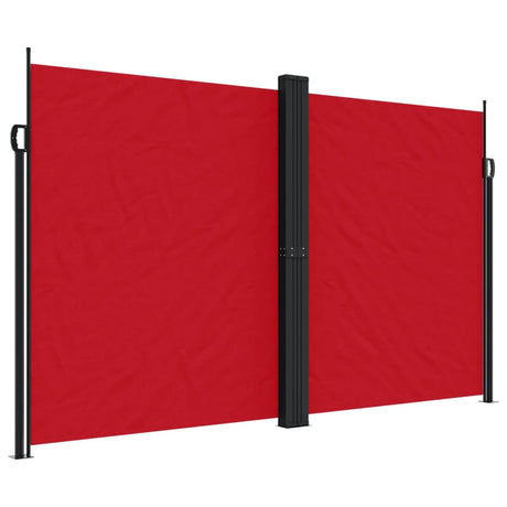 Vidaxx udtrækbar vindskærm 200x600 cm rød