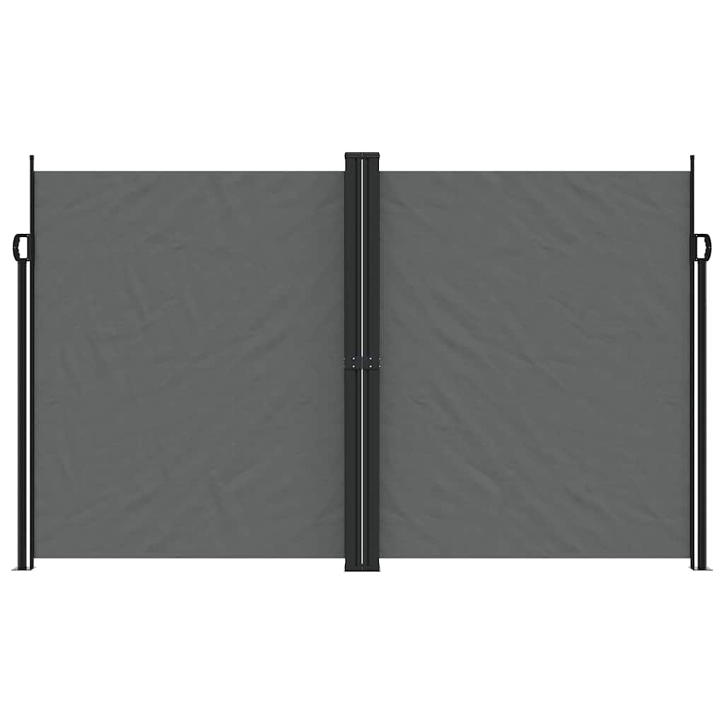 Vidaxx udtrækbar vindskærm 200x600 cm antracit