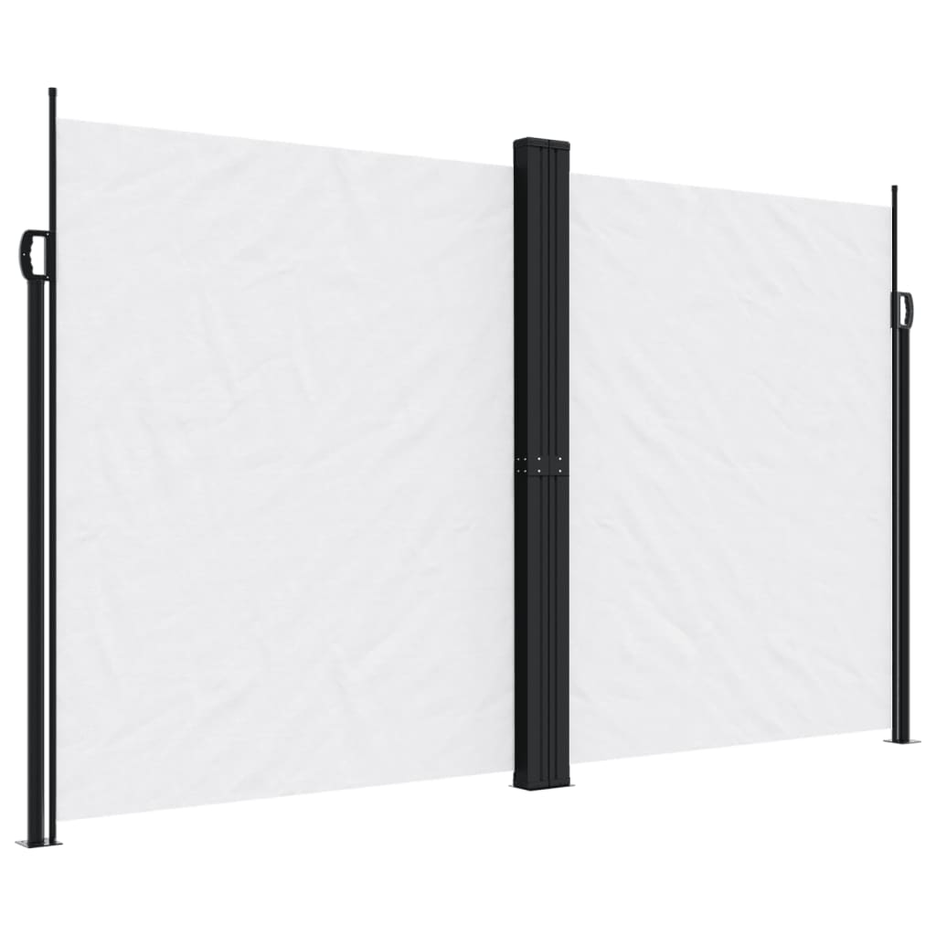 Vidaxx udtrækbar vindskærm 200x600 cm hvid