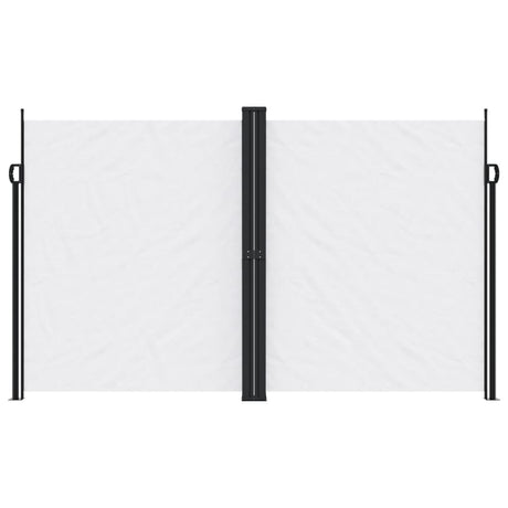 Vidaxx udtrækbar vindskærm 200x600 cm hvid