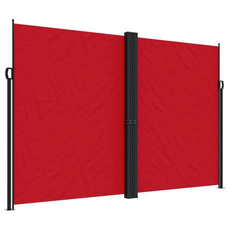 Vidaxx udtrækbar vindskærm 220x600 cm rød
