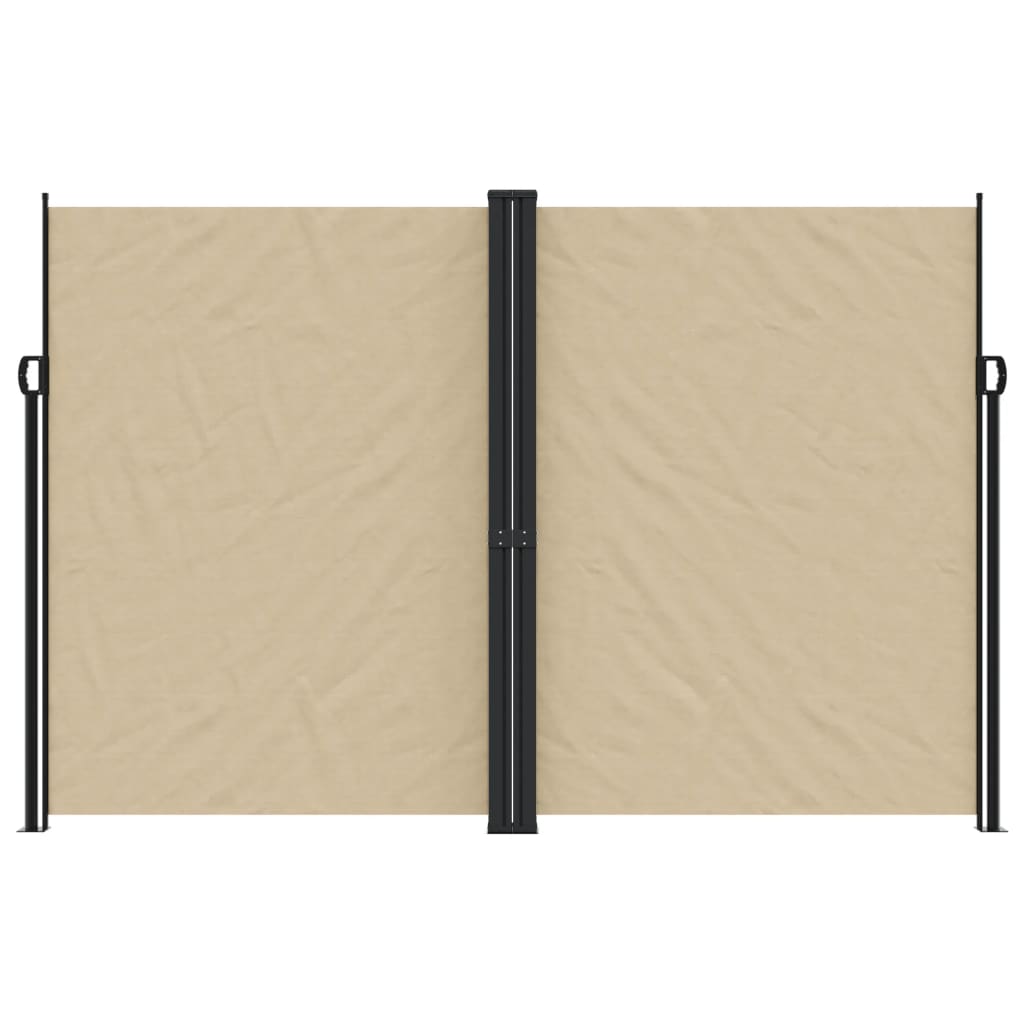 Vidaxx udtrækbar vindskærm 220x600 cm beige