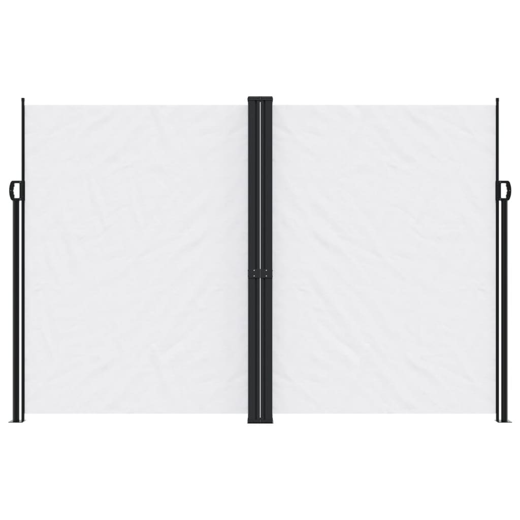 Vidaxx udtrækbar vindskærm 220x600 cm hvid