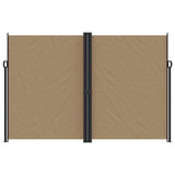 Vidaxx udtrækbar vindskærm 220x600 cm taupe