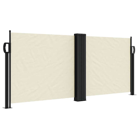 Vidaxx udtrækbar vindskærm 100x1000 cm creme