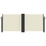 Vidaxx udtrækbar vindskærm 100x1000 cm creme