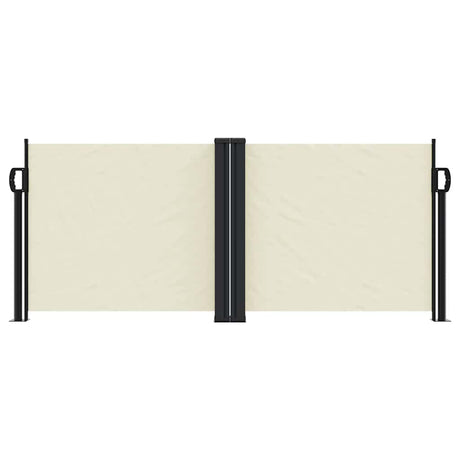 Vidaxx udtrækbar vindskærm 100x1000 cm creme