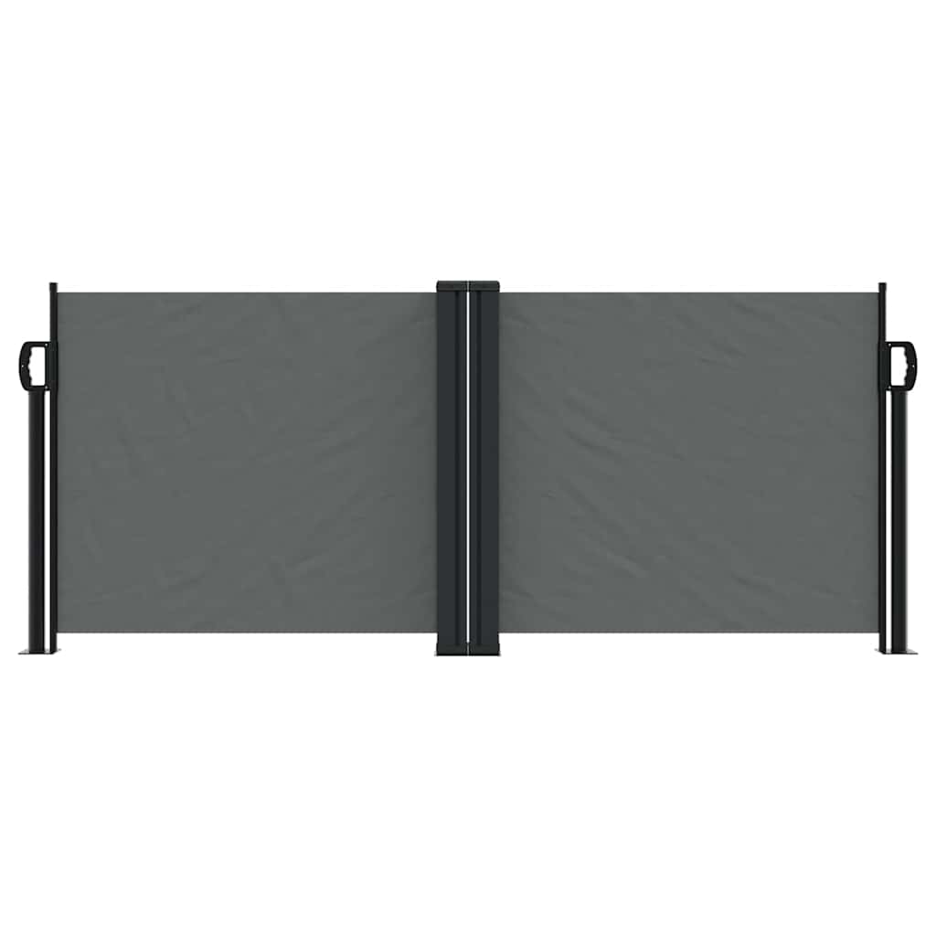 Vidaxx udtrækbar vindskærm 100x1000 cm antracit