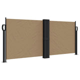 Vidaxx udtrækbar vindskærm 100x1000 cm taupe