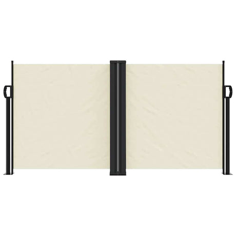 Vidaxx udtrækbar vindskærm 120x1000 cm creme