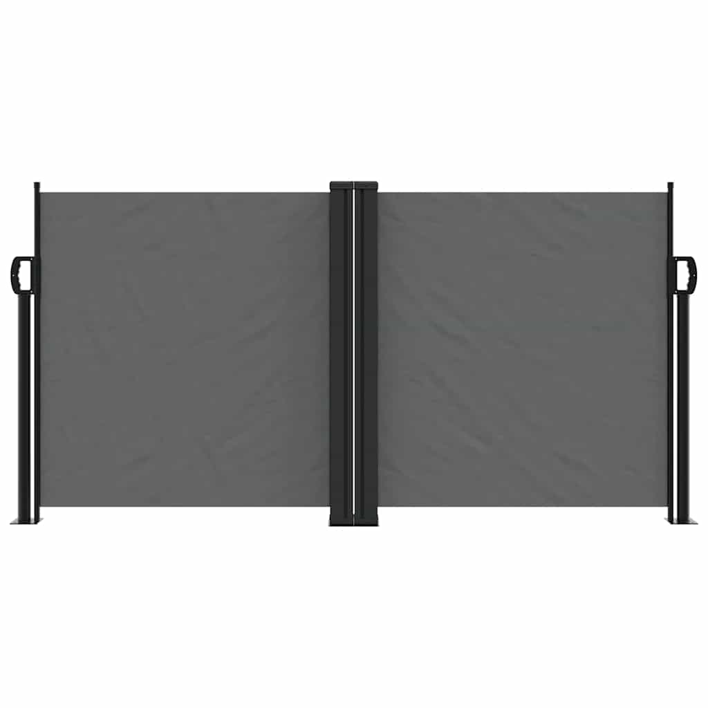 Vidaxx udtrækbar vindskærm 120x1000 cm antracit