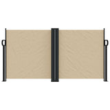 Vidaxx udtrækbar vindskærm 120x1000 cm beige