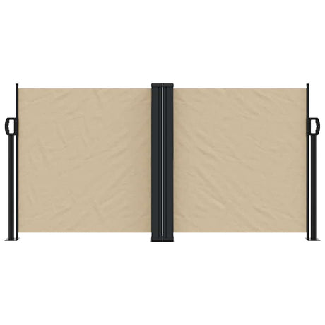Vidaxx udtrækbar vindskærm 120x1000 cm beige