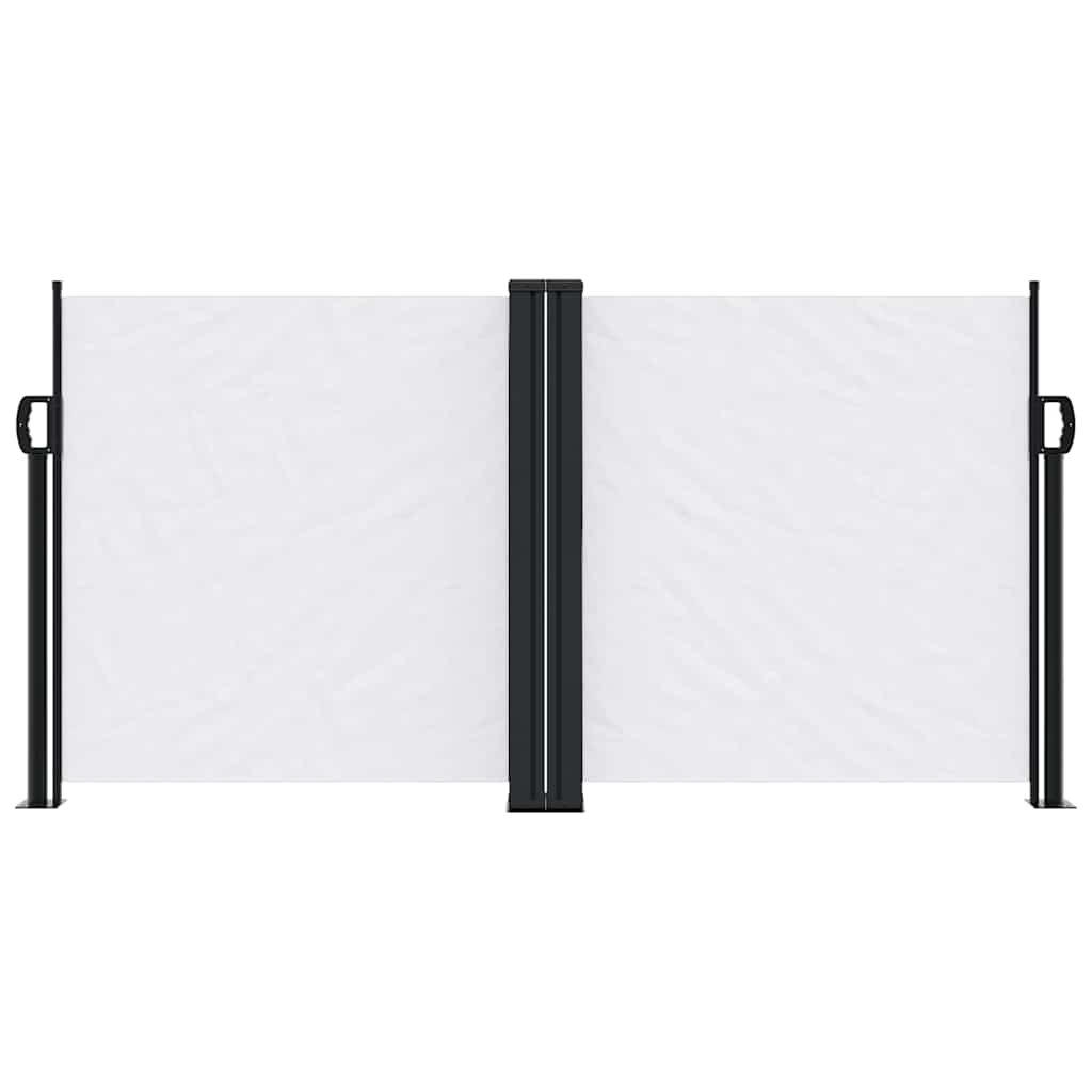 Vidaxx udtrækbar vindskærm 120x1000 cm hvid