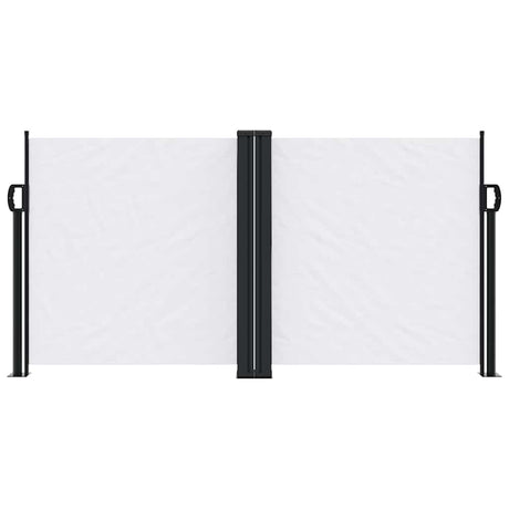 Vidaxx udtrækbar vindskærm 120x1000 cm hvid