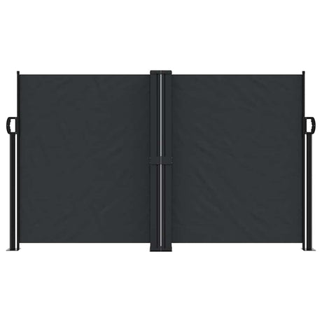 Vidaxx udtrækbar vindskærm 140x1000 cm sort