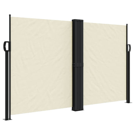 Vidaxx udtrækbar vindskærm 140x1000 cm creme