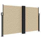 Vidaxx udtrækbar vindskærm 140x1000 cm beige