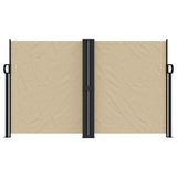 Vidaxx udtrækbar vindskærm 140x1000 cm beige