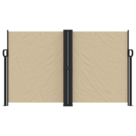 Vidaxx udtrækbar vindskærm 140x1000 cm beige