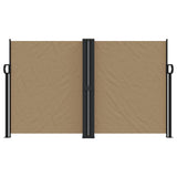 Vidaxx udtrækbar vindskærm 140x1000 cm taupe