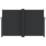 Vidaxx udtrækbar vindskærm 160x1000 cm sort