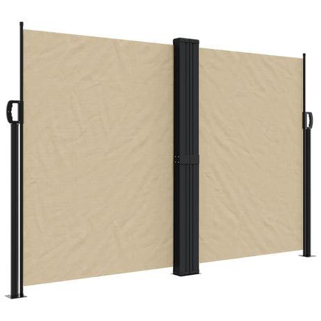 Vidaxx udtrækbar vindskærm 160x1000 cm beige