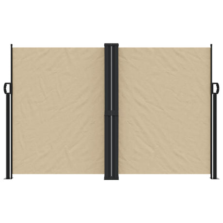 Vidaxx udtrækbar vindskærm 160x1000 cm beige