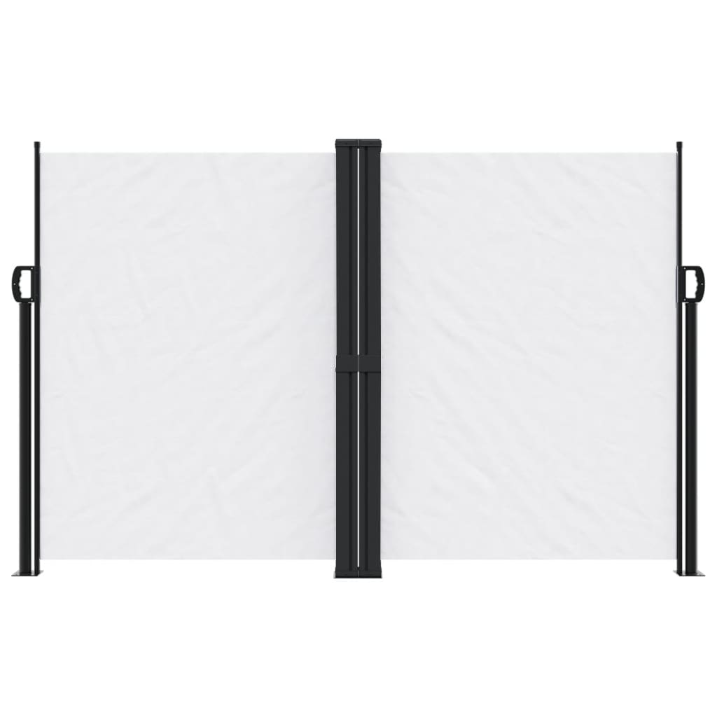 Vidaxx udtrækbar vindskærm 160x1000 cm hvid