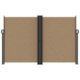 Vidaxx udtrækbar vindskærm 160x1000 cm taupe