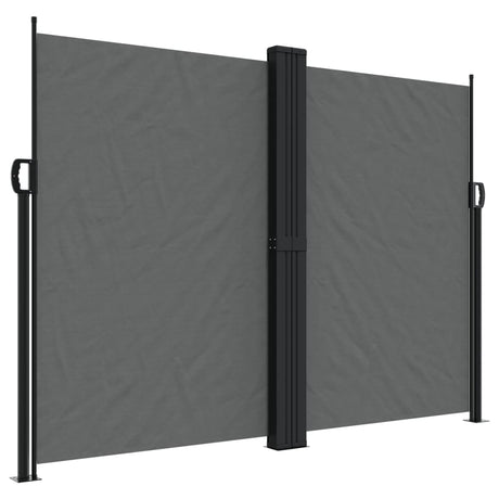 Vidaxx udtrækbar vindskærm 180x1000 cm antracit
