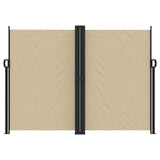 Vidaxx udtrækbar vindskærm 180x1000 cm beige
