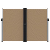 Vidaxx udtrækbar vindskærm 180x1000 cm taupe