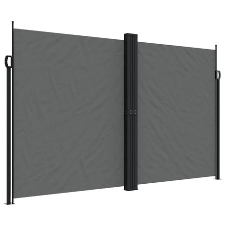 Vidaxx udtrækbar vindskærm 200x1000 cm antracit