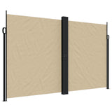 Vidaxx udtrækbar vindskærm 200x1000 cm beige