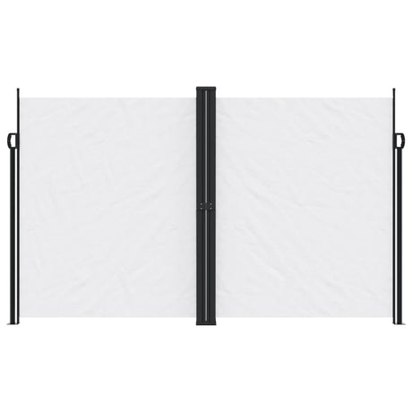 Vidaxx udtrækbar vindskærm 200x1000 cm hvid