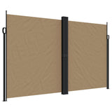 Vidaxx udtrækbar vindskærm 200x1000 cm taupe