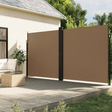 Vidaxx udtrækbar vindskærm 200x1000 cm taupe