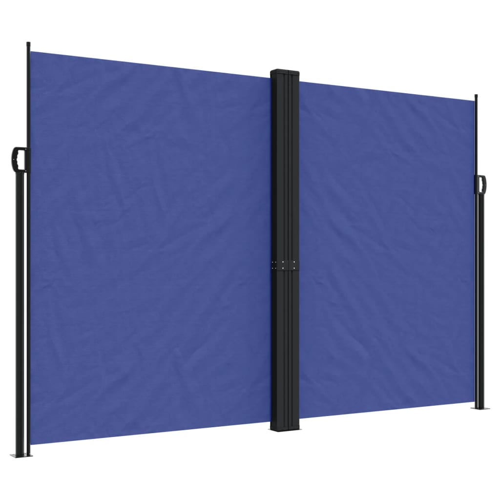 Vidaxx udtrækbar vindskærm 220x1000 cm blå