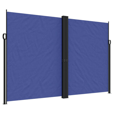 Vidaxx udtrækbar vindskærm 220x1000 cm blå