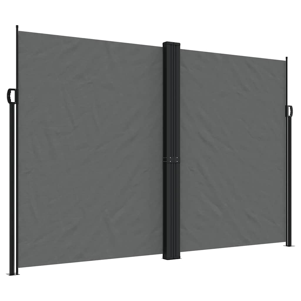 Vidaxx udtrækbar vindskærm 220x1000 cm antracit