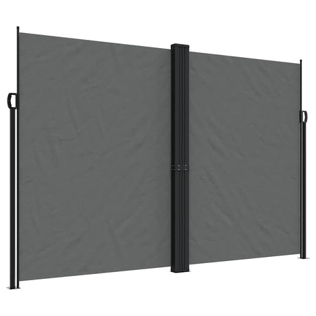 Vidaxx udtrækbar vindskærm 220x1000 cm antracit