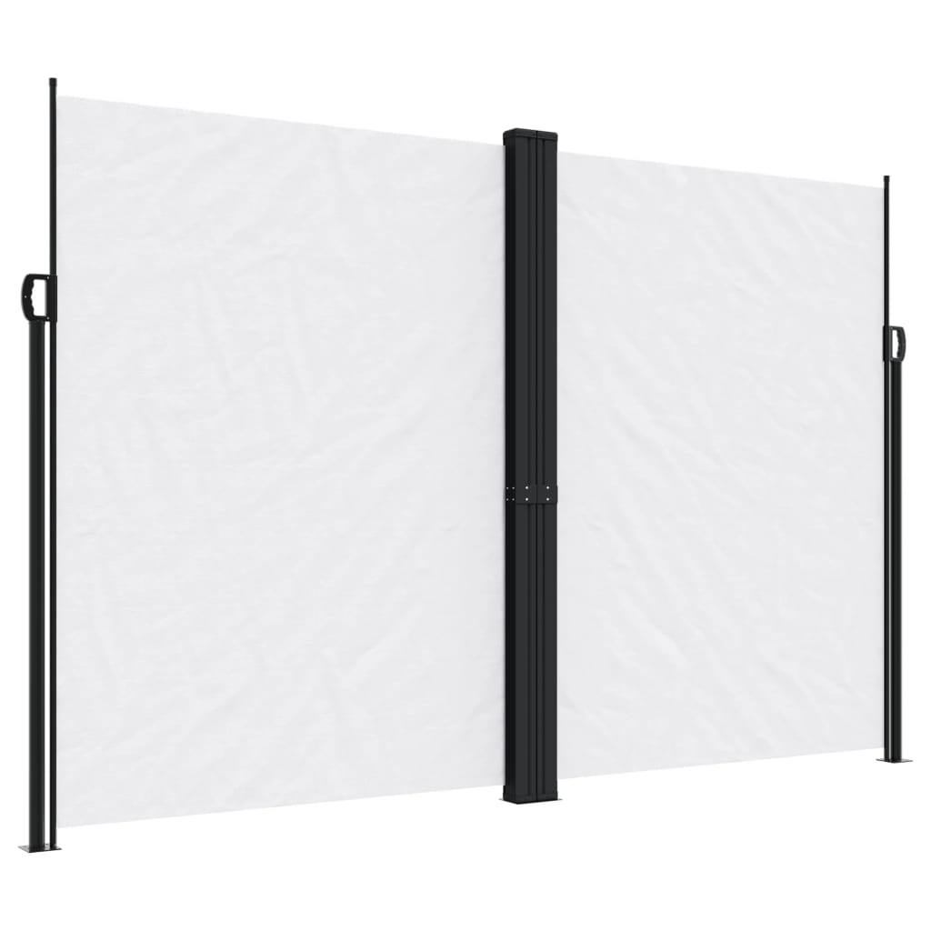 Vidaxx udtrækbar vindskærm 220x1000 cm hvid