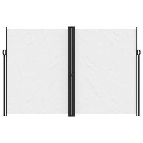 Vidaxx udtrækbar vindskærm 220x1000 cm hvid