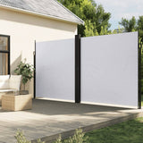 Vidaxx udtrækbar vindskærm 220x1000 cm hvid