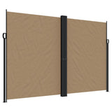 Vidaxx udtrækbar vindskærm 220x1000 cm taupe