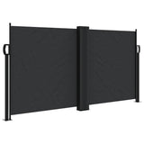 Vidaxx udtrækbar vindskærm 120x1200 cm sort