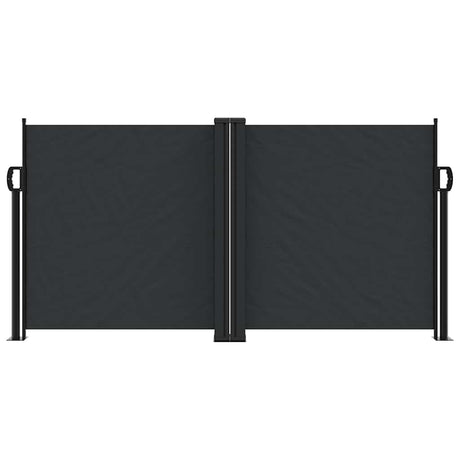 Vidaxx udtrækbar vindskærm 120x1200 cm sort