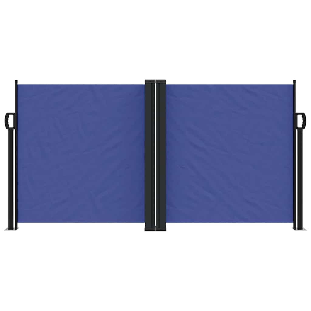 Vidaxx udtrækbar vindskærm 120x1200 cm blå