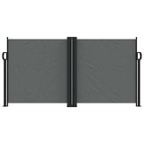 Vidaxx udtrækbar vindskærm 120x1200 cm antracit